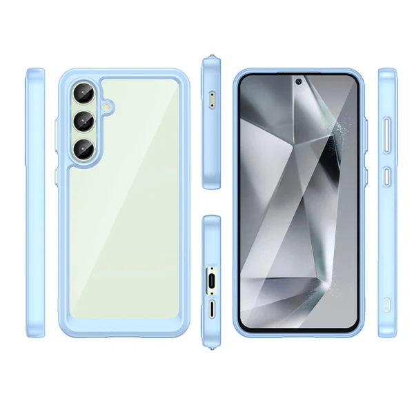 Outer Space Case with Gel Frame for Samsung Galaxy S24 FE - Blueeng