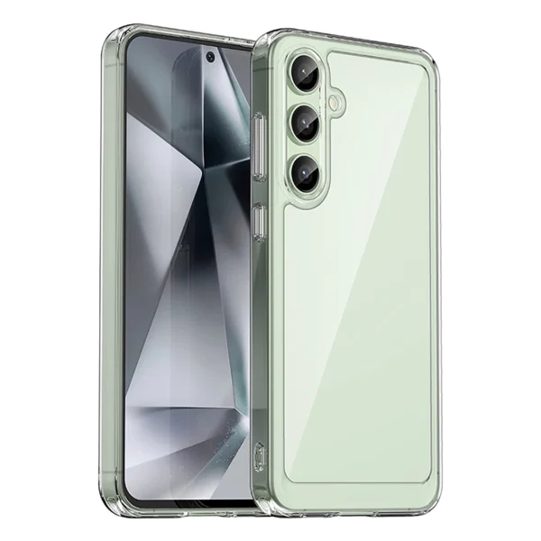 Outer Space Case with Gel Frame for Samsung Galaxy S24 FE - Transparenteng