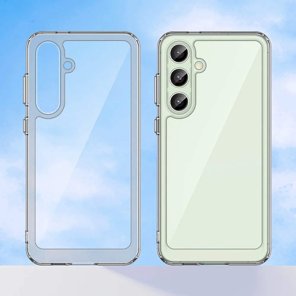 Outer Space Case with Gel Frame for Samsung Galaxy S24 FE - Transparenteng