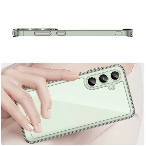 Outer Space Case with Gel Frame for Samsung Galaxy S24 FE - Transparenteng