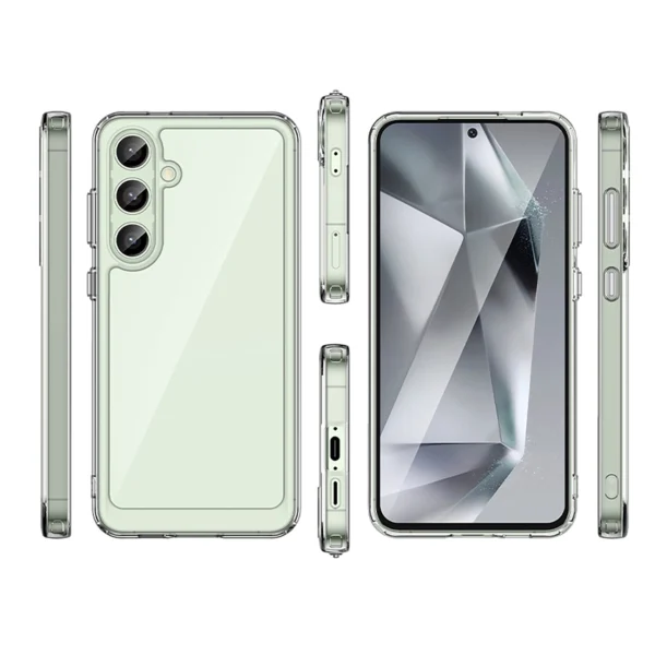 Outer Space Case with Gel Frame for Samsung Galaxy S24 FE - Transparenteng