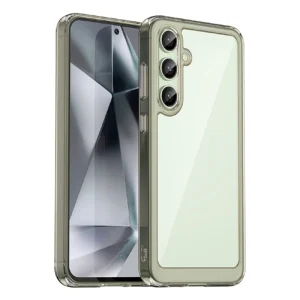 Outer Space Case with Gel Frame for Samsung Galaxy S24 FE - Clear Blackeng