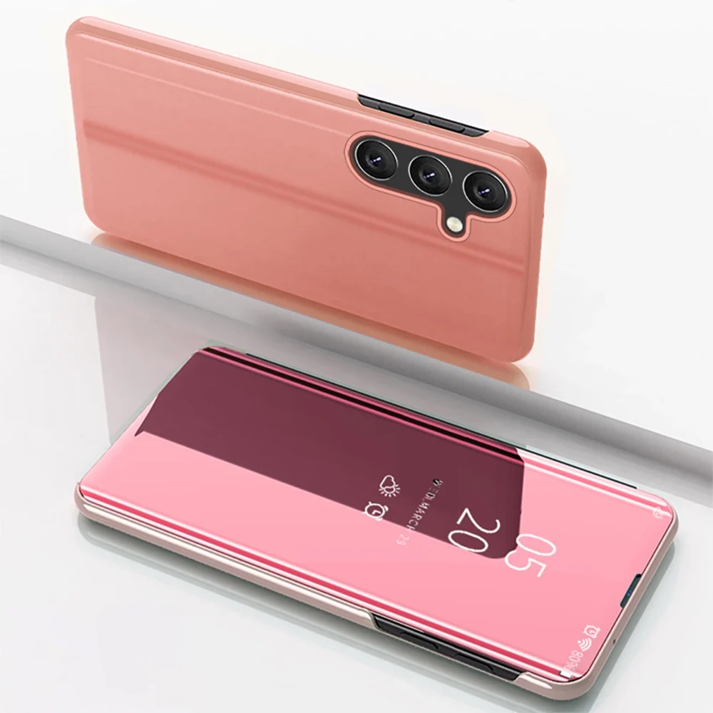 Clear View Case for Samsung Galaxy A16 / A16 5G Flip Cover - Pinkeng