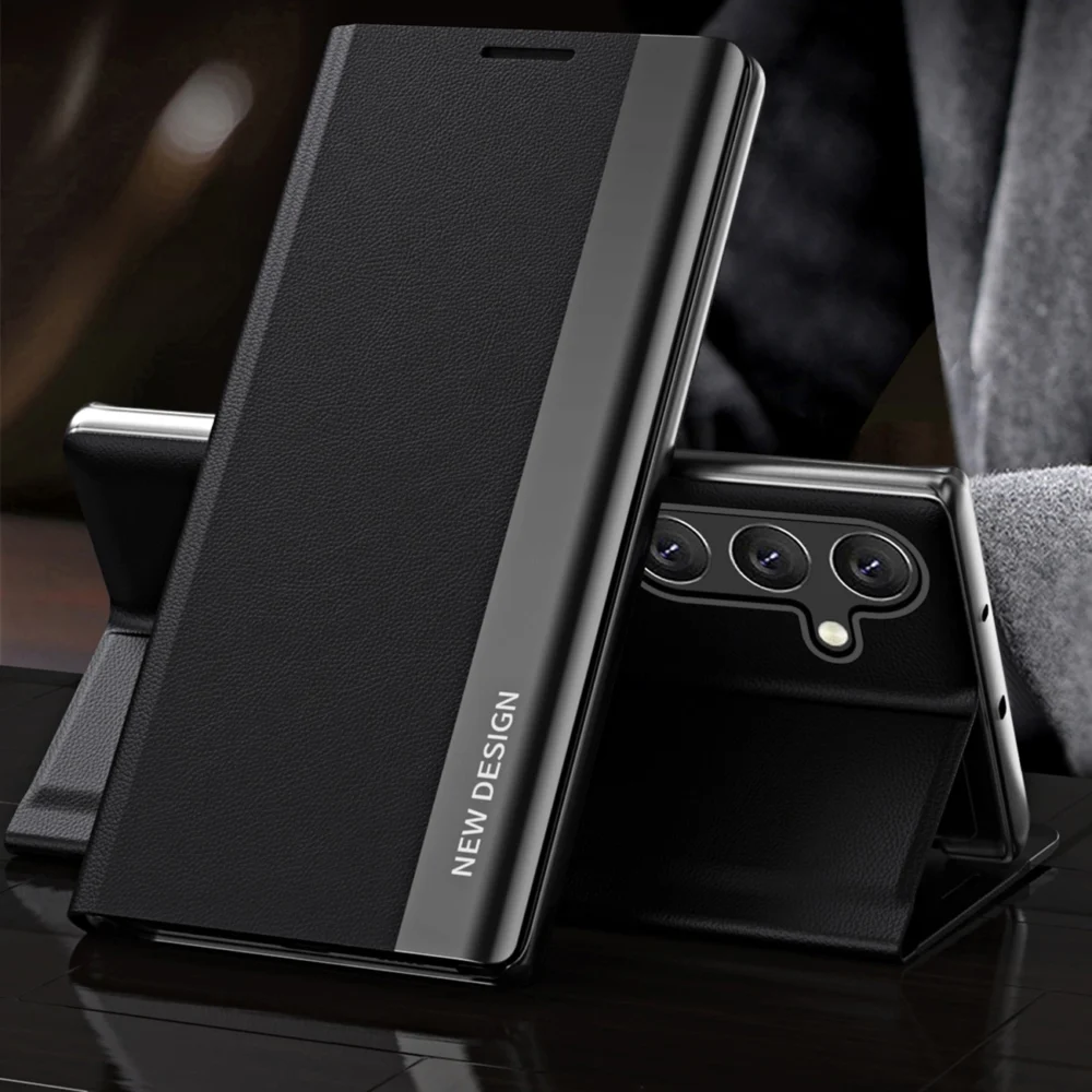Sleep Case Pro Samsung Galaxy A16 / A16 5G Case with Flip and Stand - Blackeng
