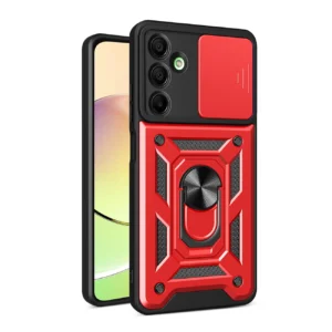 Hybrid Armor Camshield with Camera Cover and Metal Ring for Samsung Galaxy A16 / A16 5G - Redeng