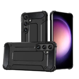 Hybrid Armor Case for Samsung Galaxy A16 / A16 5G Armored Hybrid Case - Blackeng
