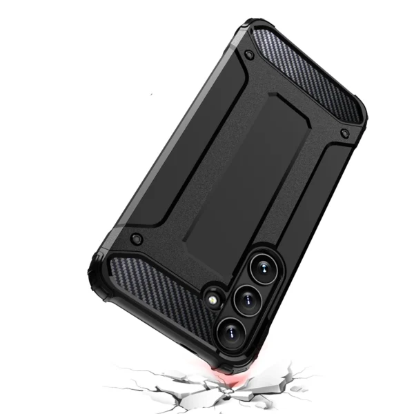 Hybrid Armor Case for Samsung Galaxy A16 / A16 5G Armored Hybrid Case - Blackeng