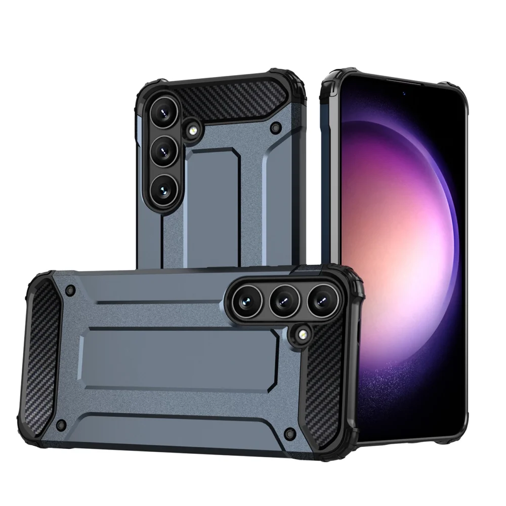 Hybrid Armor Case for Samsung Galaxy A16 / A16 5G Armored Hybrid Case - Blueeng