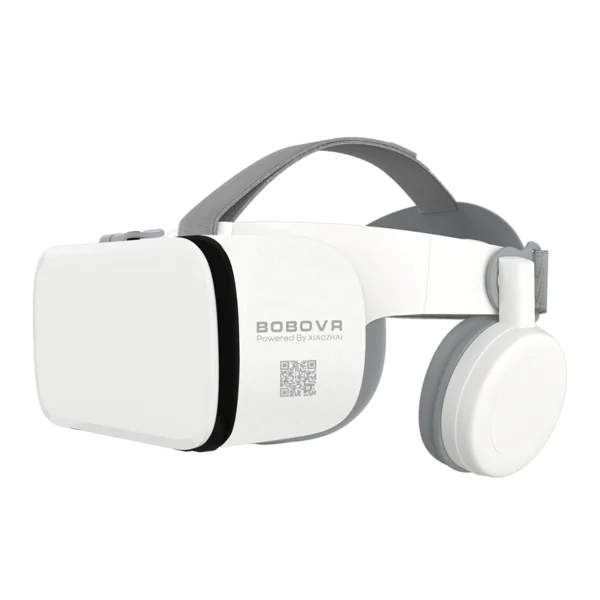 VR 3D Glasses for Phone BoboVR Z6 with Headphones - Whiteeng