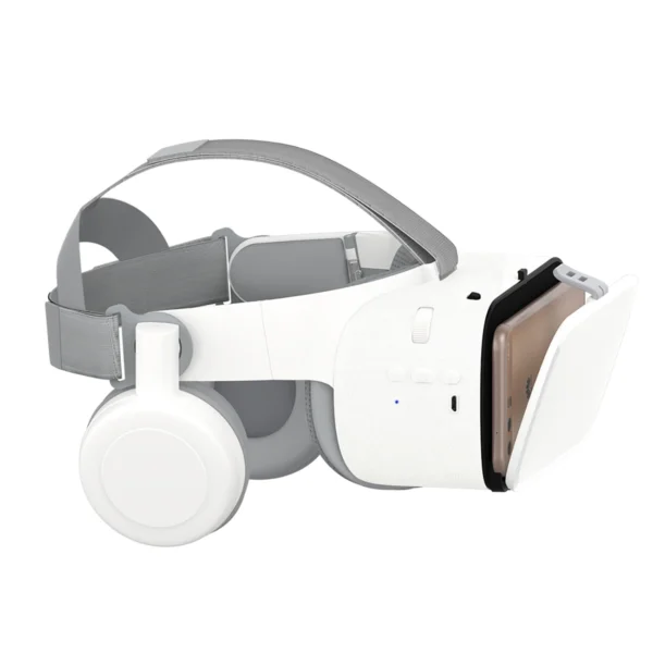 VR 3D Glasses for Phone BoboVR Z6 with Headphones - Whiteeng