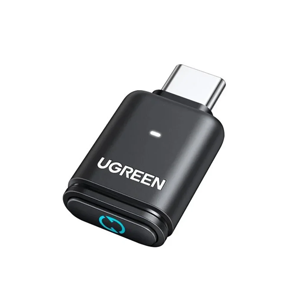 Ugreen BT501 USB-C Bluetooth 5.3 Audio Adapter with aptX Transmitter - Blackeng
