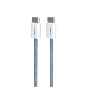 Puro Fabrik 60W USB-C - USB-C Cable 1.5m - Blueeng
