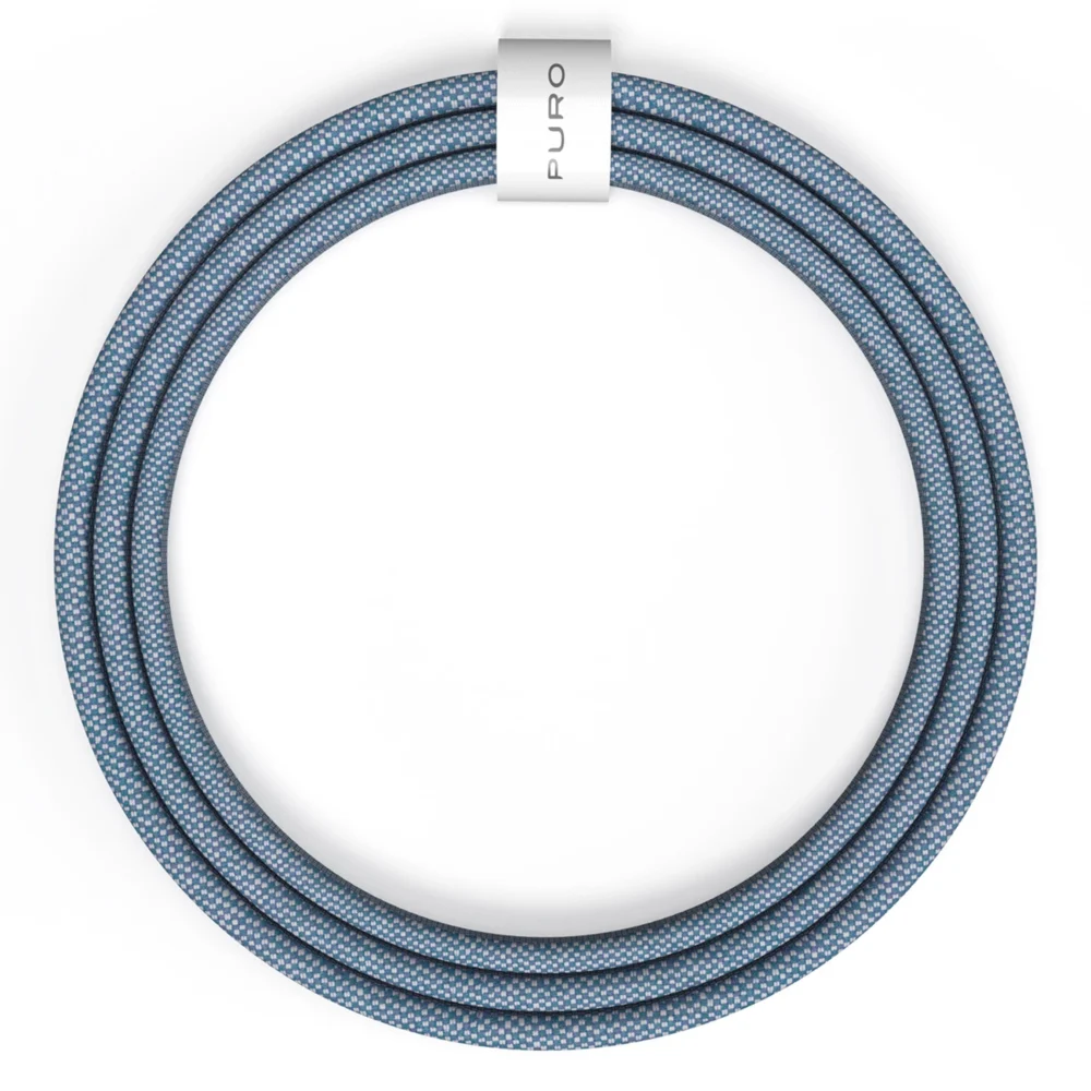 Puro Fabrik 60W USB-C - USB-C Cable 1.5m - Blueeng