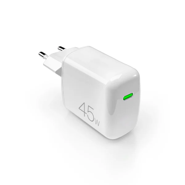 Puro Super Mini 45W PD GaN USB-C Wall Charger - Whiteeng
