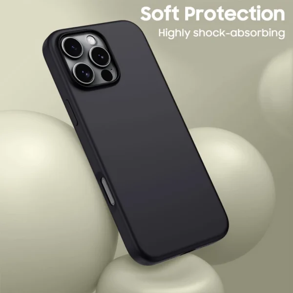 Tech-Protect Silicone MagSafe Case for iPhone 16 Pro Max - Blackeng