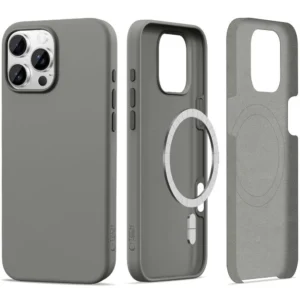 Tech-Protect Silicone MagSafe iPhone 16 Pro Case - Grayeng