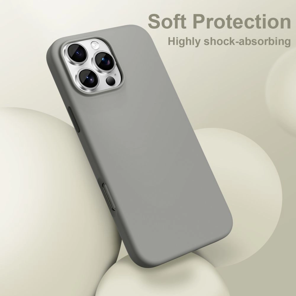 Tech-Protect Silicone MagSafe iPhone 16 Pro Case - Grayeng