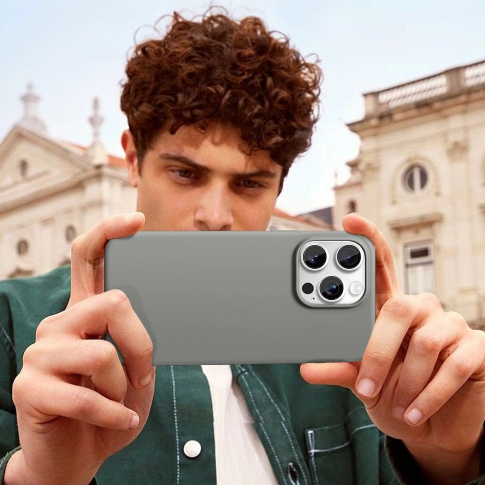 Tech-Protect Silicone MagSafe iPhone 16 Pro Case - Grayeng