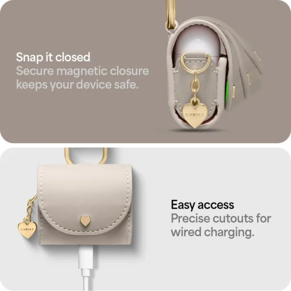 Spigen Cyrill Mini Bag for AirPods 4 - Beigeeng