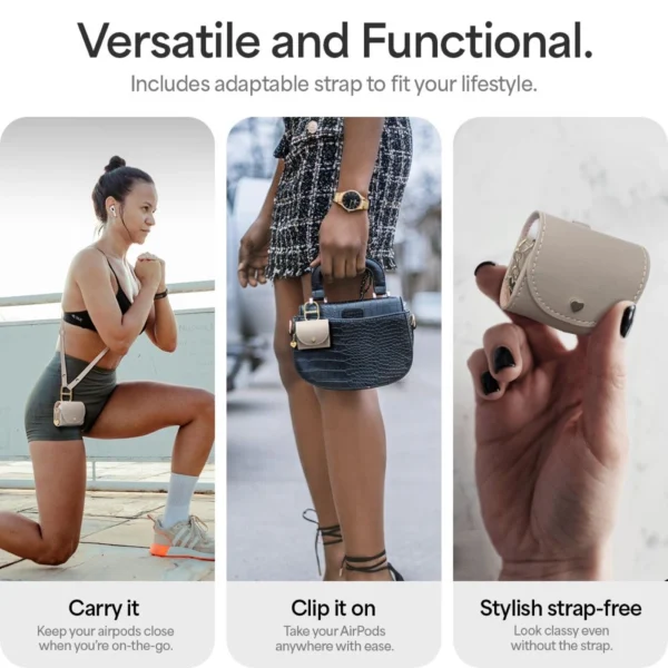 Spigen Cyrill Mini Bag for AirPods 4 - Beigeeng