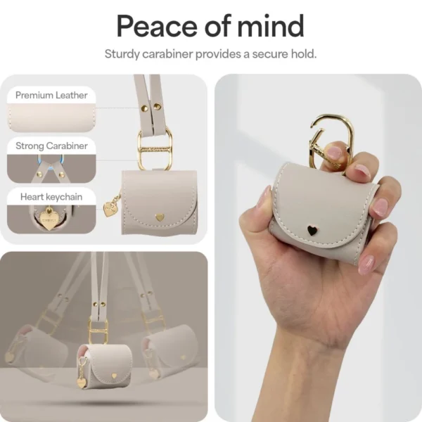 Spigen Cyrill Mini Bag for AirPods 4 - Beigeeng