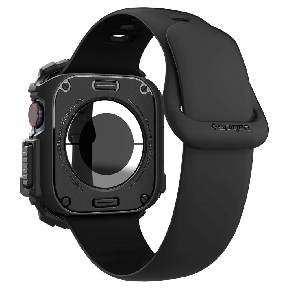 Spigen Rugged Armor Case for Apple Watch 10 46mm - Blackeng