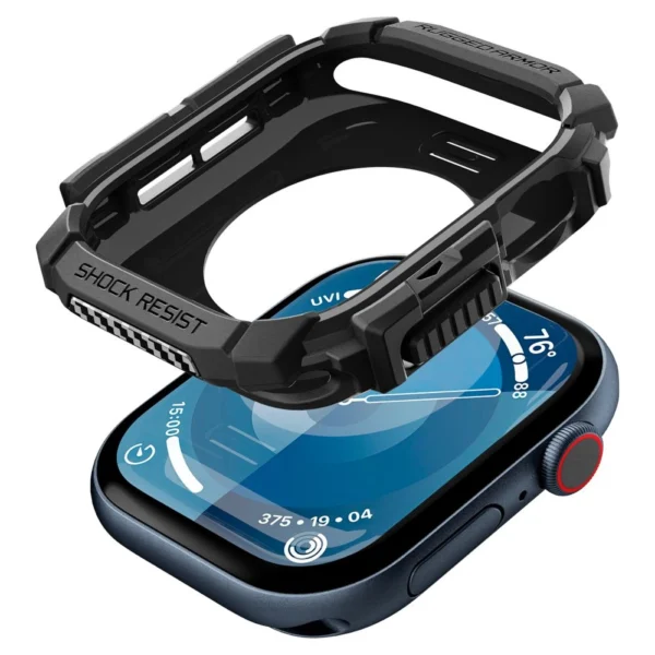 Spigen Rugged Armor Case for Apple Watch 10 46mm - Blackeng