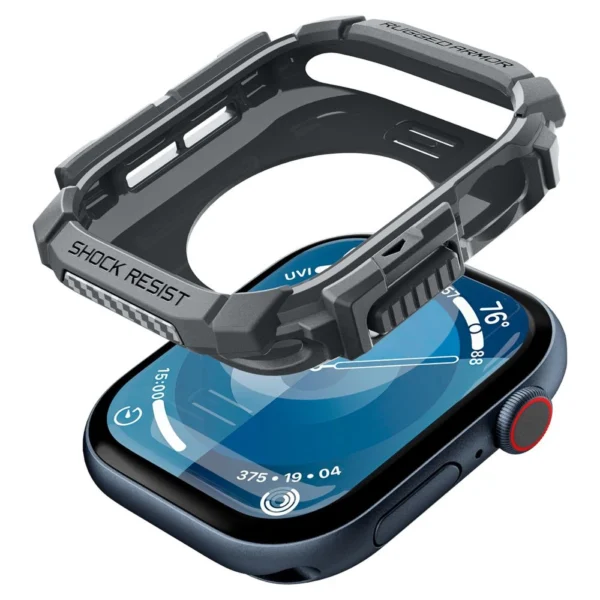 Spigen Rugged Armor Case for Apple Watch 10 46mm - Grayeng
