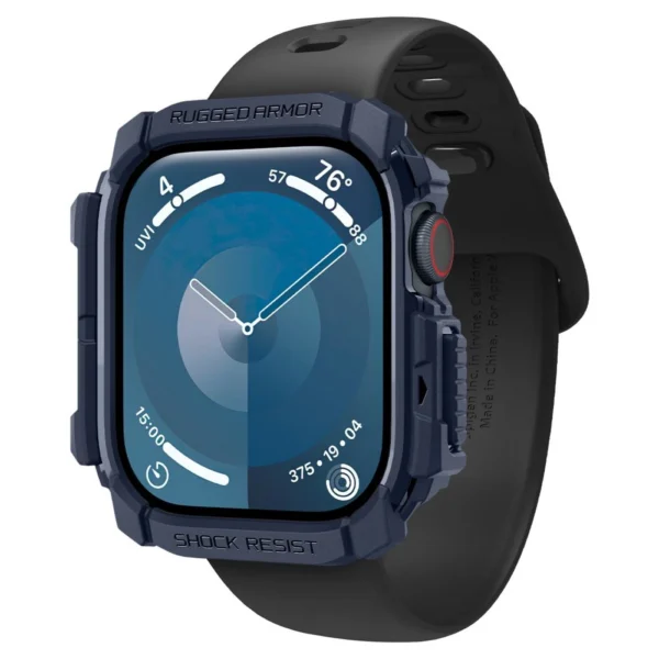 Spigen Rugged Armor Case for Apple Watch 10 46mm - Navy Blueeng