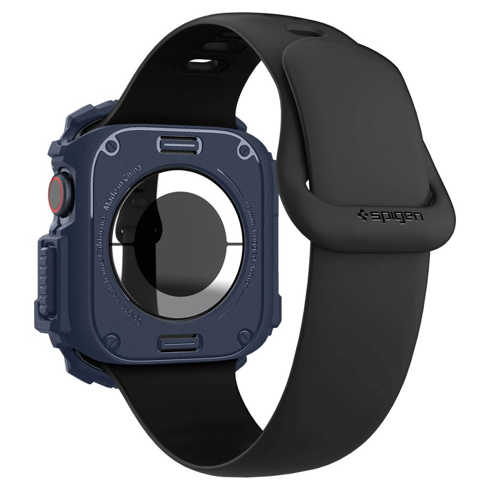 Spigen Rugged Armor Case for Apple Watch 10 46mm - Navy Blueeng