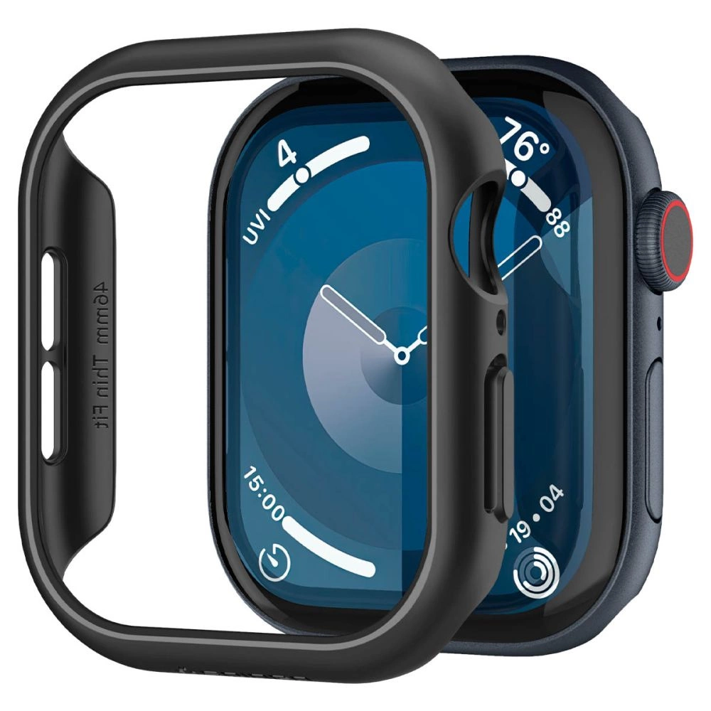 Spigen Thin Fit Case for Apple Watch 10 46mm - Blackeng