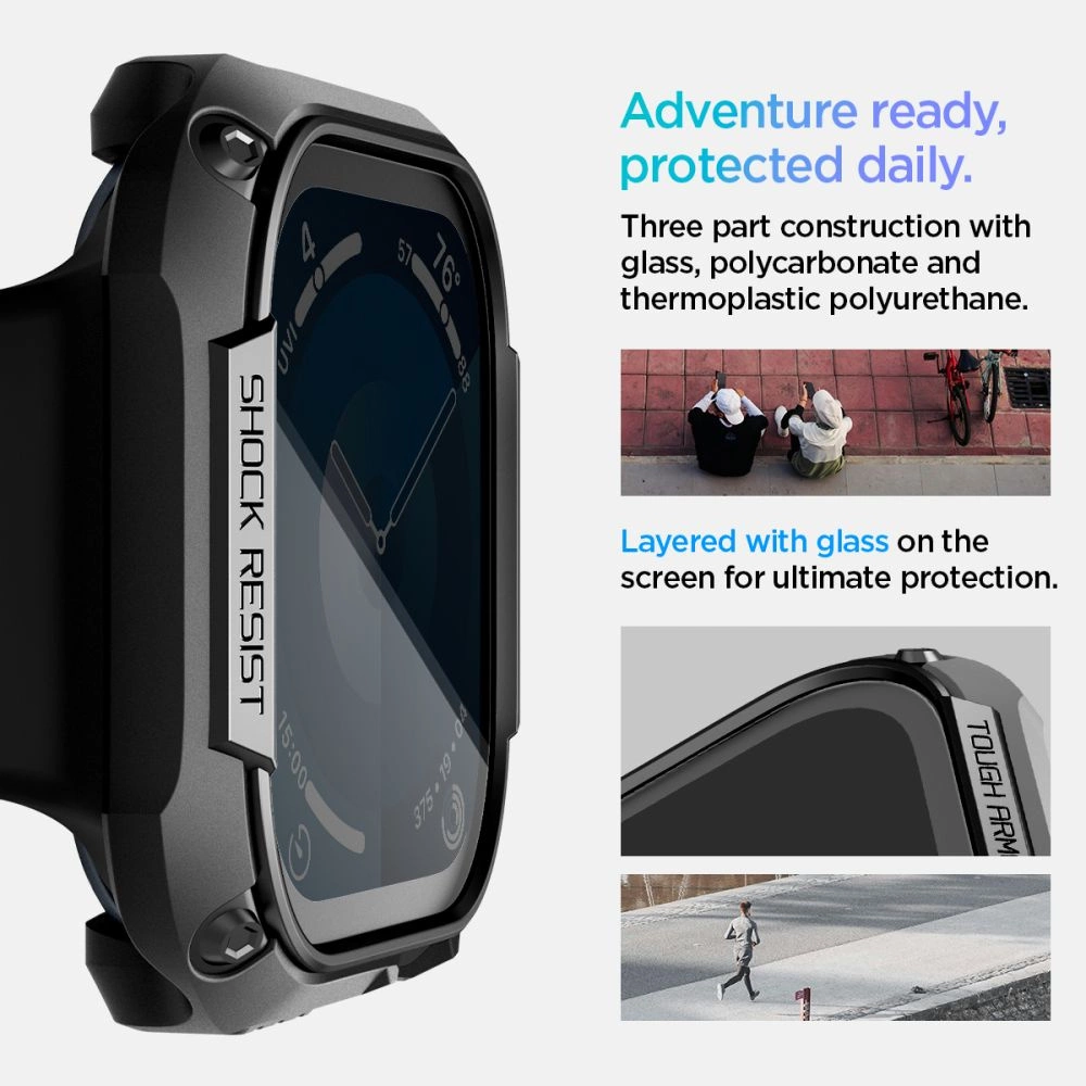 Spigen Tough Armor Case for Apple Watch 10 46mm - Blackeng