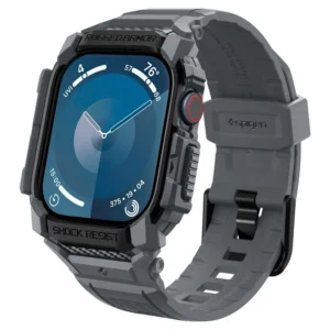Spigen Rugged Armor Case for Apple Watch 10 46mm - Grayeng