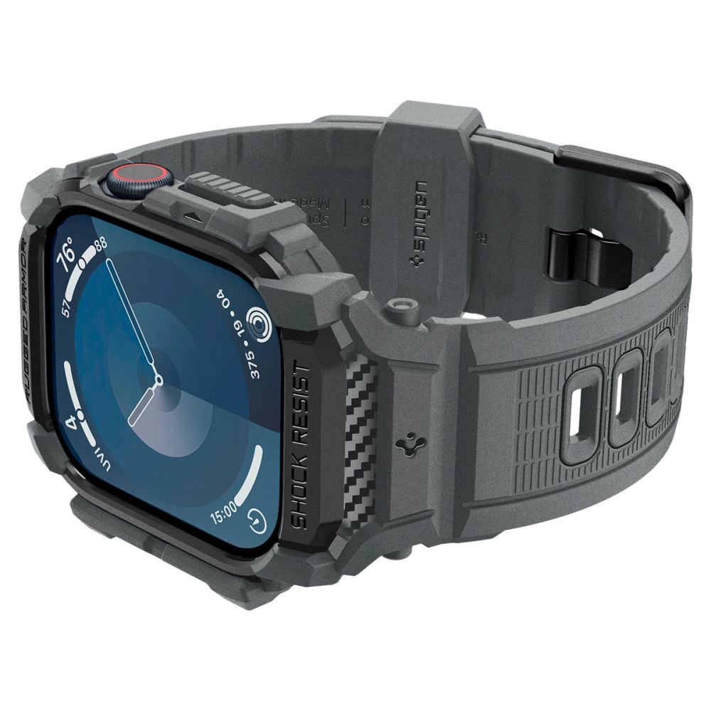 Spigen Rugged Armor Case for Apple Watch 10 46mm - Grayeng