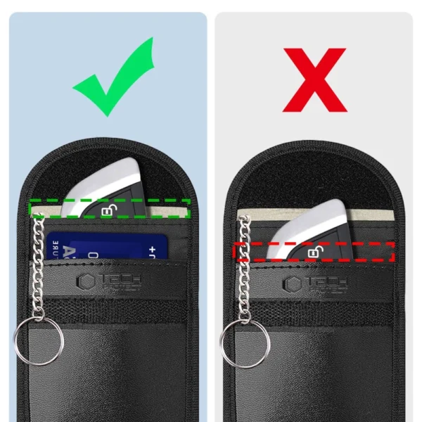 Tech-Protect KLR100 RFID Blocking Car Key Case - Blackeng