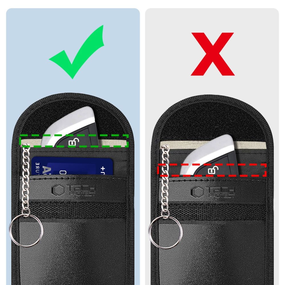 Tech-Protect KLR100 RFID Blocking Car Key Case - Blackeng