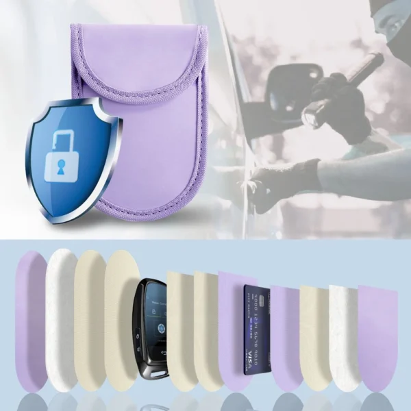 Tech-Protect KLR100 RFID Blocking Car Key Case - Purpleeng