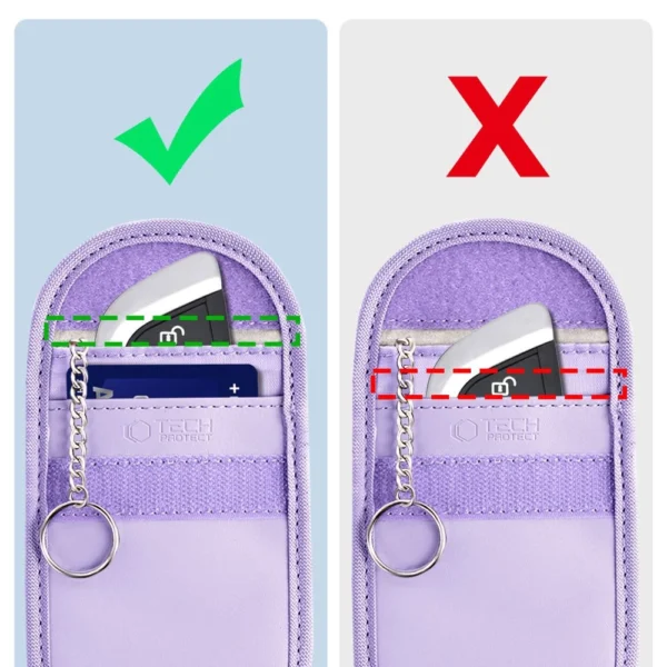Tech-Protect KLR100 RFID Blocking Car Key Case - Purpleeng
