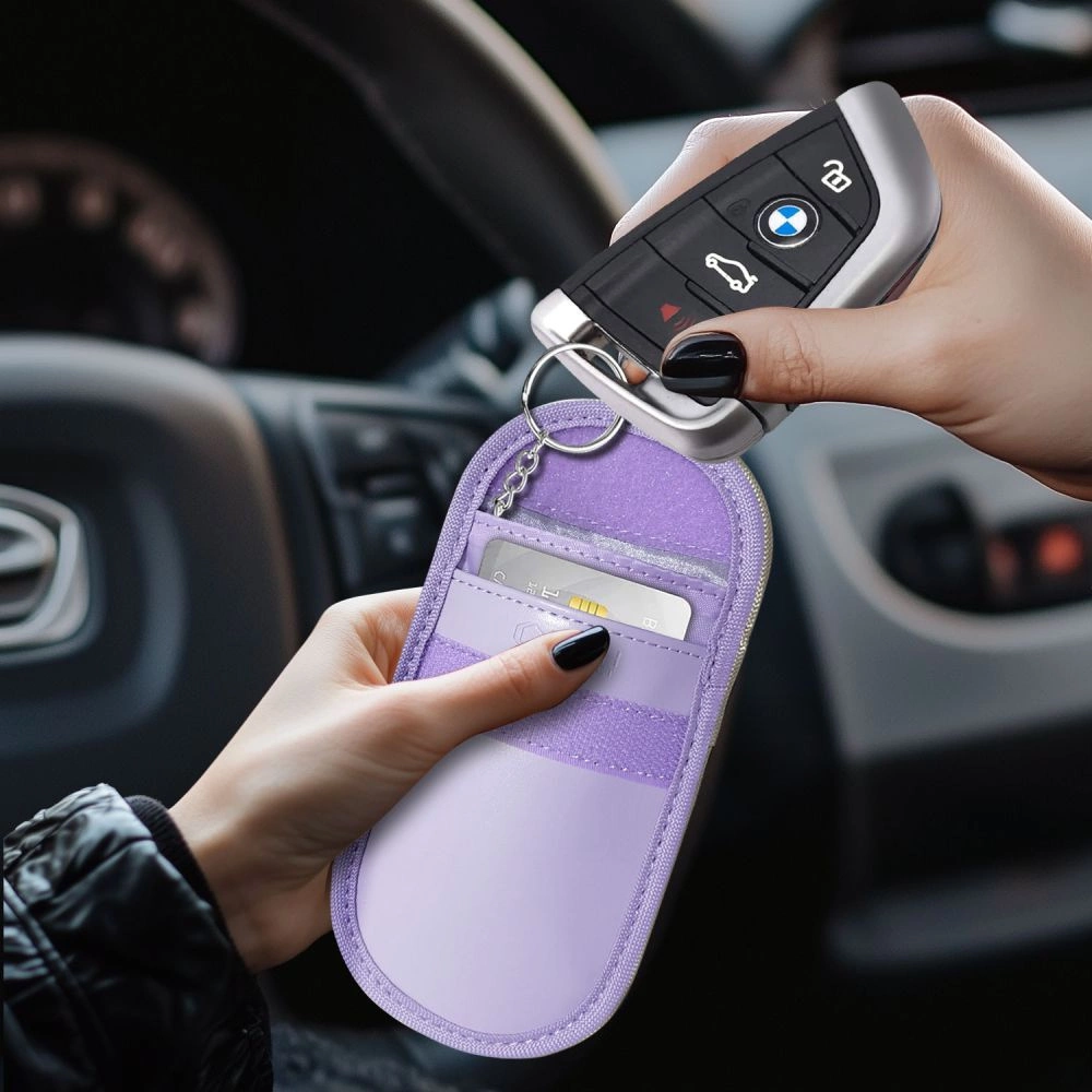 Tech-Protect KLR100 RFID Blocking Car Key Case - Purpleeng