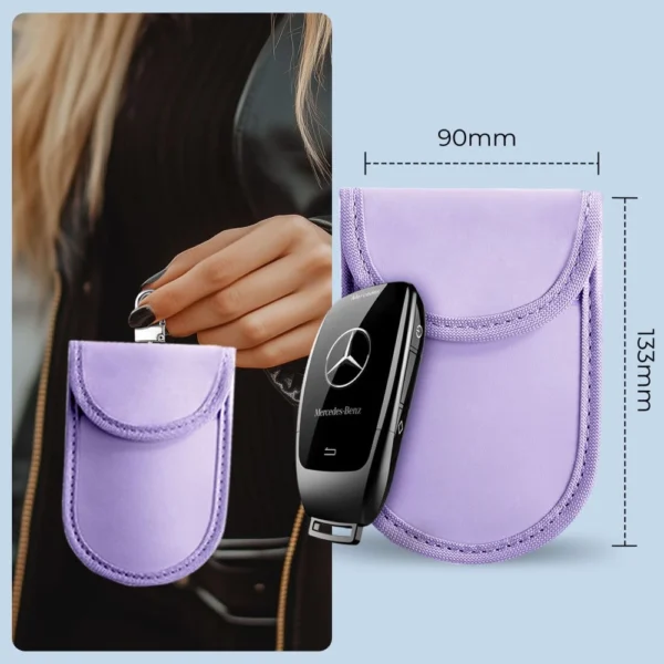 Tech-Protect KLR100 RFID Blocking Car Key Case - Purpleeng