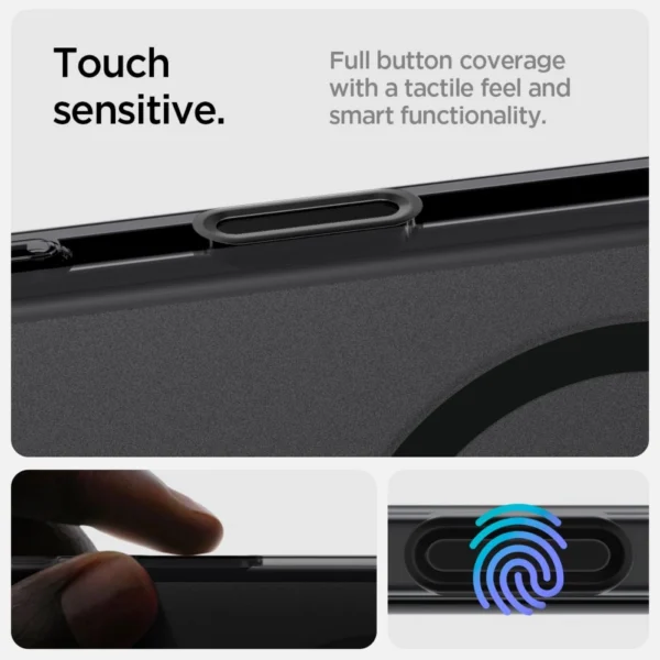 Spigen Ultra Hybrid "T" MagSafe Case for iPhone 16 Pro Max - Blackeng