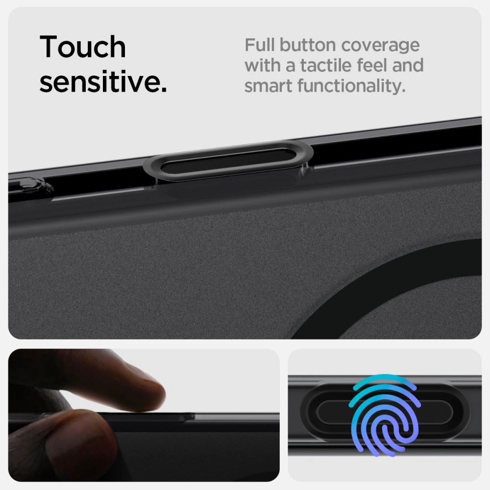 Spigen Ultra Hybrid "T" MagSafe Case for iPhone 16 Pro Max - Blackeng