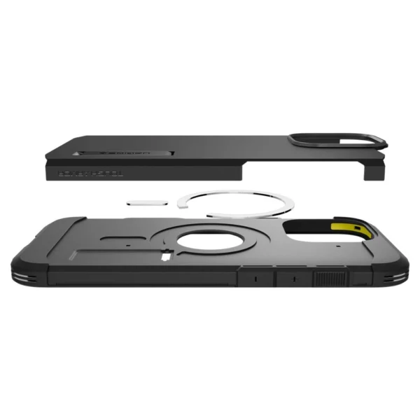 Spigen Tough Armor "T" MagSafe case for iPhone 16 Pro - blackeng
