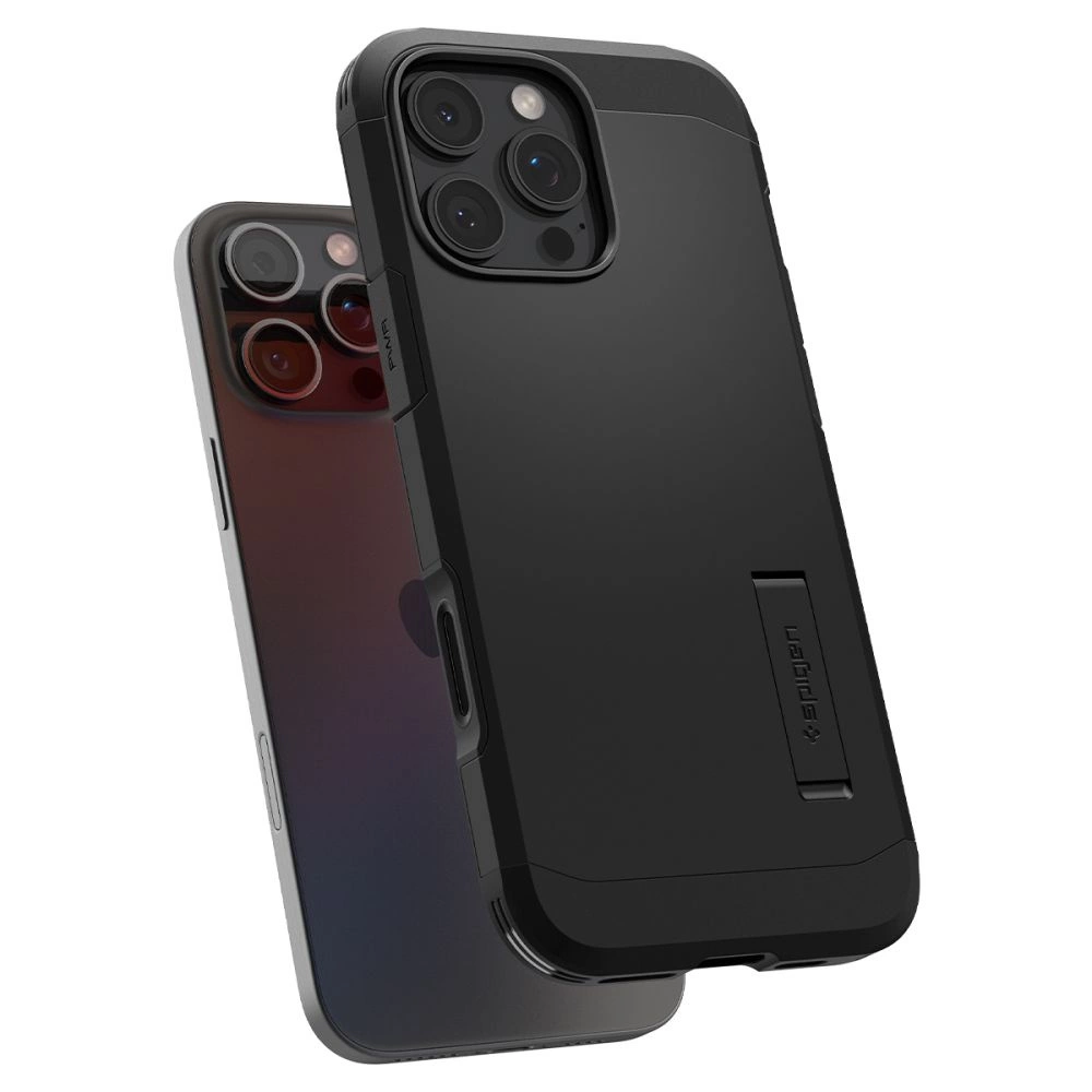 Spigen Tough Armor "T" MagSafe case for iPhone 16 Pro - blackeng
