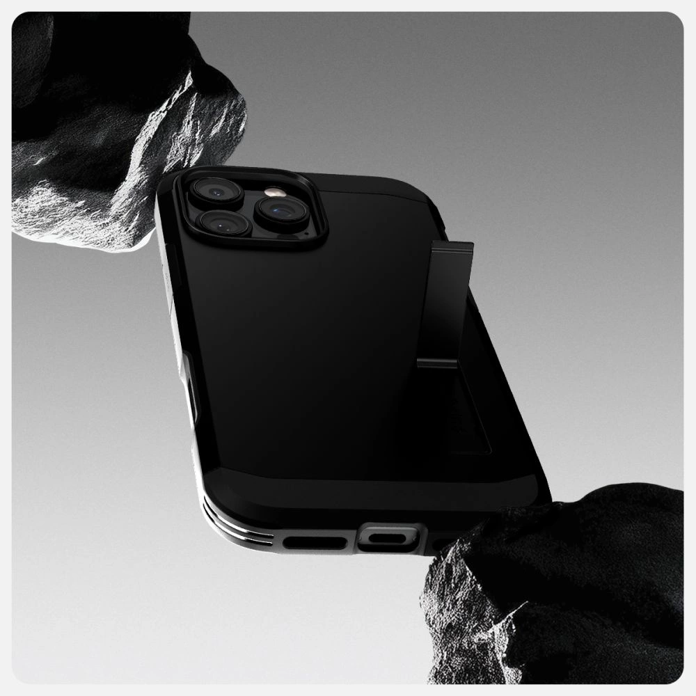 Spigen Tough Armor "T" MagSafe case for iPhone 16 Pro - blackeng
