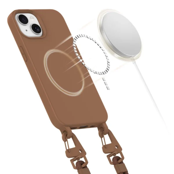 Tech-Protect MagNecklace MagSafe iPhone 13 Case - Browneng