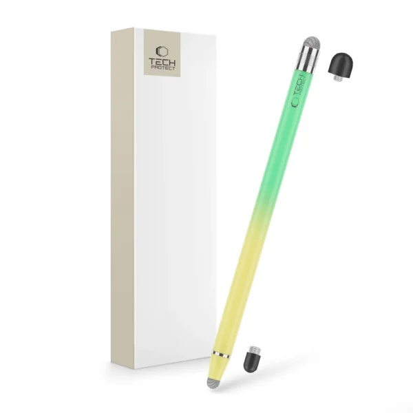 Tech-Protect USP100 4-TIP Touch Stylus Passive Pen - Green-Yelloweng