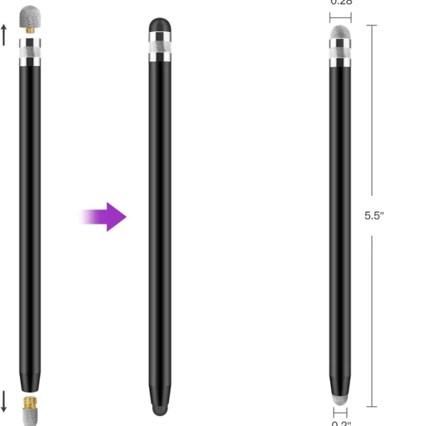 Tech-Protect USP100 4-TIP Touch Stylus Passive Pen - Green-Yelloweng