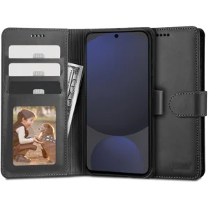 Tech-Protect Wallet Case for Samsung Galaxy S24 FE - Blackeng