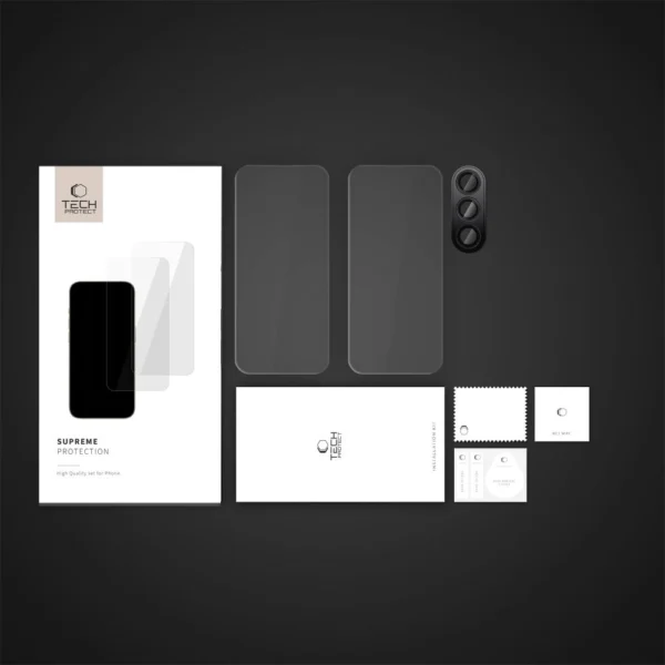 Tech-Protect Supreme Set Tempered Glass for Samsung Galaxy S24 FEeng